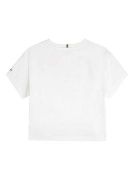 Camiseta Tommy Hilfiger Logo Tee Blanco para Niño