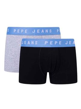 Pack 2 Bóxers Pepe Jeans Logo TK Azul para Hombre