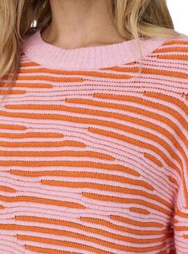 Jersey Only Emma Life Structure Rosa Naranja Mujer
