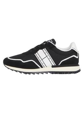 Zapatillas Tommy Jeans Runner Mix Negro Hombre