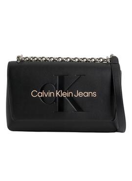 Bolso Calvin Klein Jeans Sculpted Negro Mujer