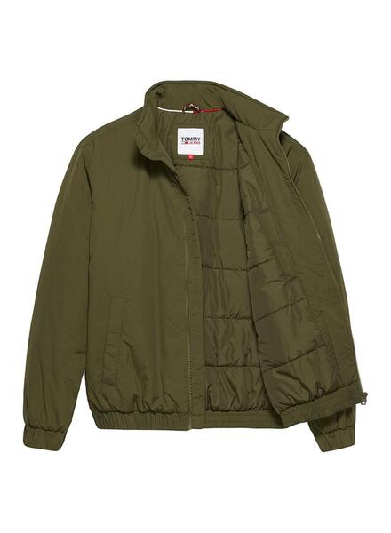 TOMMY JEANS - Chaqueta verde Essential Padded Hombre