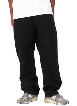 Pantalones Carhartt Single Knee Negro Para Hombre