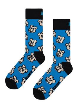Calcetines Happy Socks Doggo Azules Hombre y Mujer