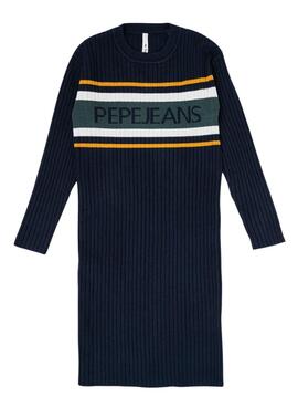 Pepe Jeans NINA - Camiseta estampada - dulwich/azul marino 