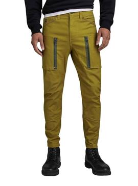 Pantalón G-Star Cargo Zip Skinny Verde para Hombre