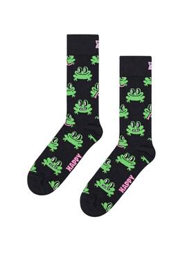 Calcetines Happy Socks Frog Negros Hombre y Mujer