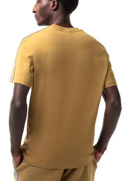 Camiseta Lacoste Tee Shirt Marrón para Hombre