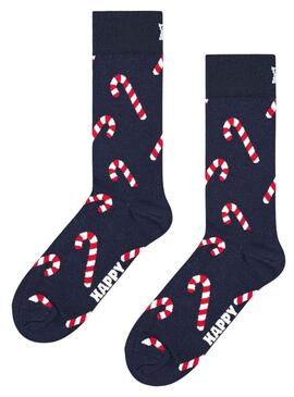 Calcetines Happy Socks Candy Cane Azul