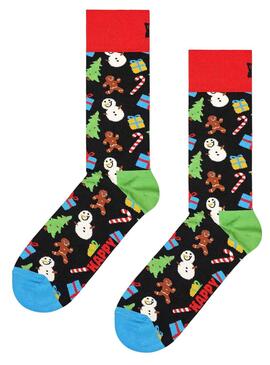 Calcetines Happy Socks Xmas Negro