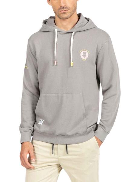 Sudadera El Pulpo Life Legend Gris Para Hombre