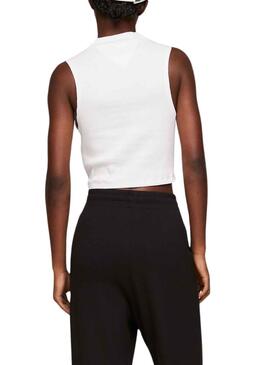 Top Tommy Jeans Archive Blanco Para Mujer
