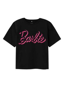 Camiseta Name It Dalina Barbie Negro Para Niña