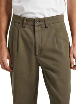 Pantalón Pepe Jeans Chino Relaxed Verde Hombrr