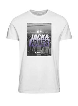 Camiseta Jack And Jones Photo Blanco Para Niño