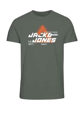 Camiseta Jack And Jones Cophoto Verde Para Niño