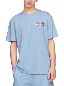 Camiseta Tommy Jeans Reg Boardsports Azul Hombre