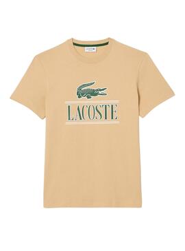Camiseta Lacoste Timeless Beige Hombre y Mujer