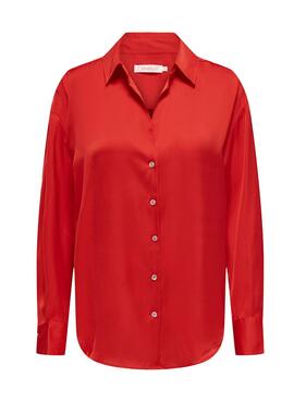 Camisa Only Winnie Rojo para Mujer