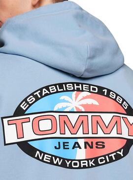 Sudadera Tommy Jeans Archive Azul para Hombre