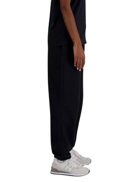 Pantalón New Balance Terry Negro para Mujer