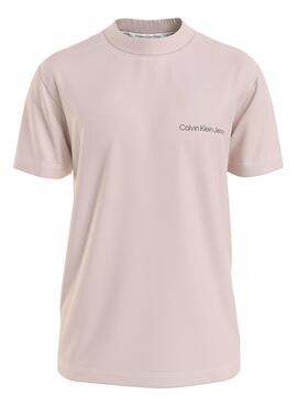 Camiseta Calvin Klein Institutional Rosa Hombre
