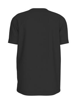 Camiseta Calvin Klein Outline Negro Para Hombre
