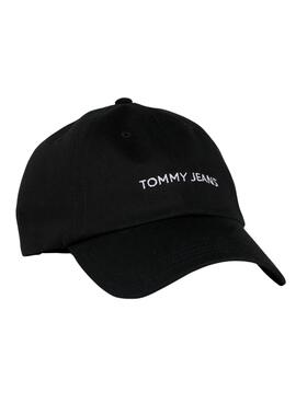 Gorra Tommy Jeans Linear Logo Negro