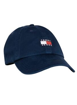 Gorra Tommy Jeans Heritage Con Parche Marino