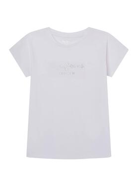 Camiseta Pepe Jeans Nuria Blanco Para Niña
