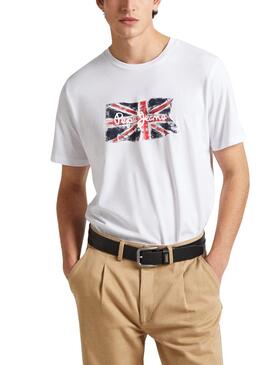 Camiseta Pepe Jeans Clag Blanco para Hombre