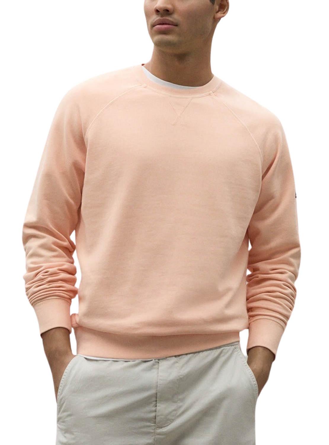 Sudadera Ecoalf Disa rosa hombre