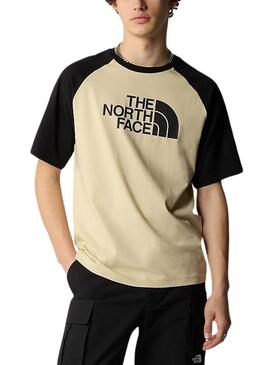 Camiseta The North Face Raglan Easy Beige Hombre
