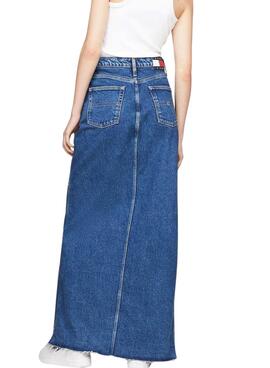 Falda Tommy Jeans Claire High Maxi Denim Mujer