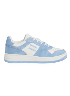 Zapatillas Tommy Jeans Retro Washed Azul Mujer