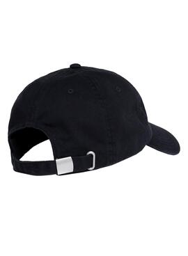 Gorra Tommy Jeans Heritage Con Parche Negro