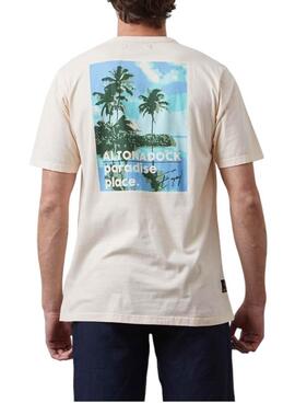 Camiseta Altonadock Paradise Salmón Para Hombre