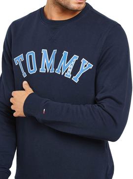 Sudadera Tommy Jeans Essential Marino