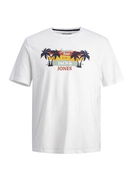 Camiseta Jack And Jones Summer Blanco Para Niño