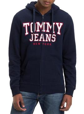 Sudadera Tommy Jeans Essential Graphic Zip Hombre