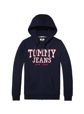 Sudadera Tommy Jeans Essential Graphic Zip Hombre