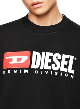 Sudadera Diesel S-Crew Division Negro Hombre