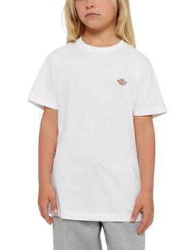 Camiseta Dickies Mapleton Blanco Para Niña