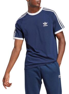 Camiseta Adidas Adicolor Classics Marino Para Hombre