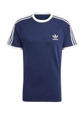 Camiseta Adidas Adicolor Classics Marino Para Hombre