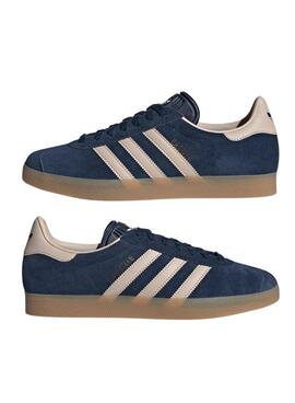 Zapatillas Adidas Gazelle Marino Para Mujer Y Hombre