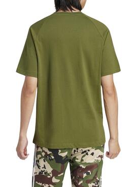 Camiseta Adidas Camo Tongue Verde Para Hombre