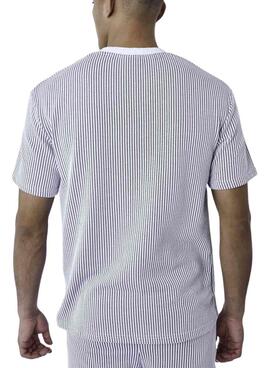 Camiseta Project x Paris Rayas Gris y Blanco Para Hombre