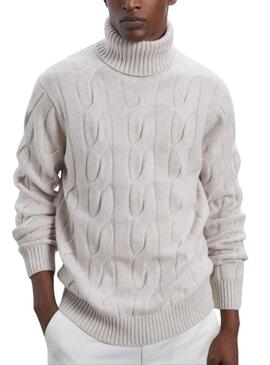 Jersey Ecoalf New Bruna Beige para Hombre 