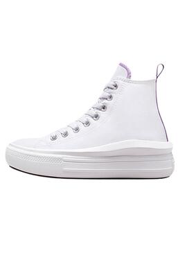 Zapatillas Converse Chuck Taylor Move Blanco y Lila